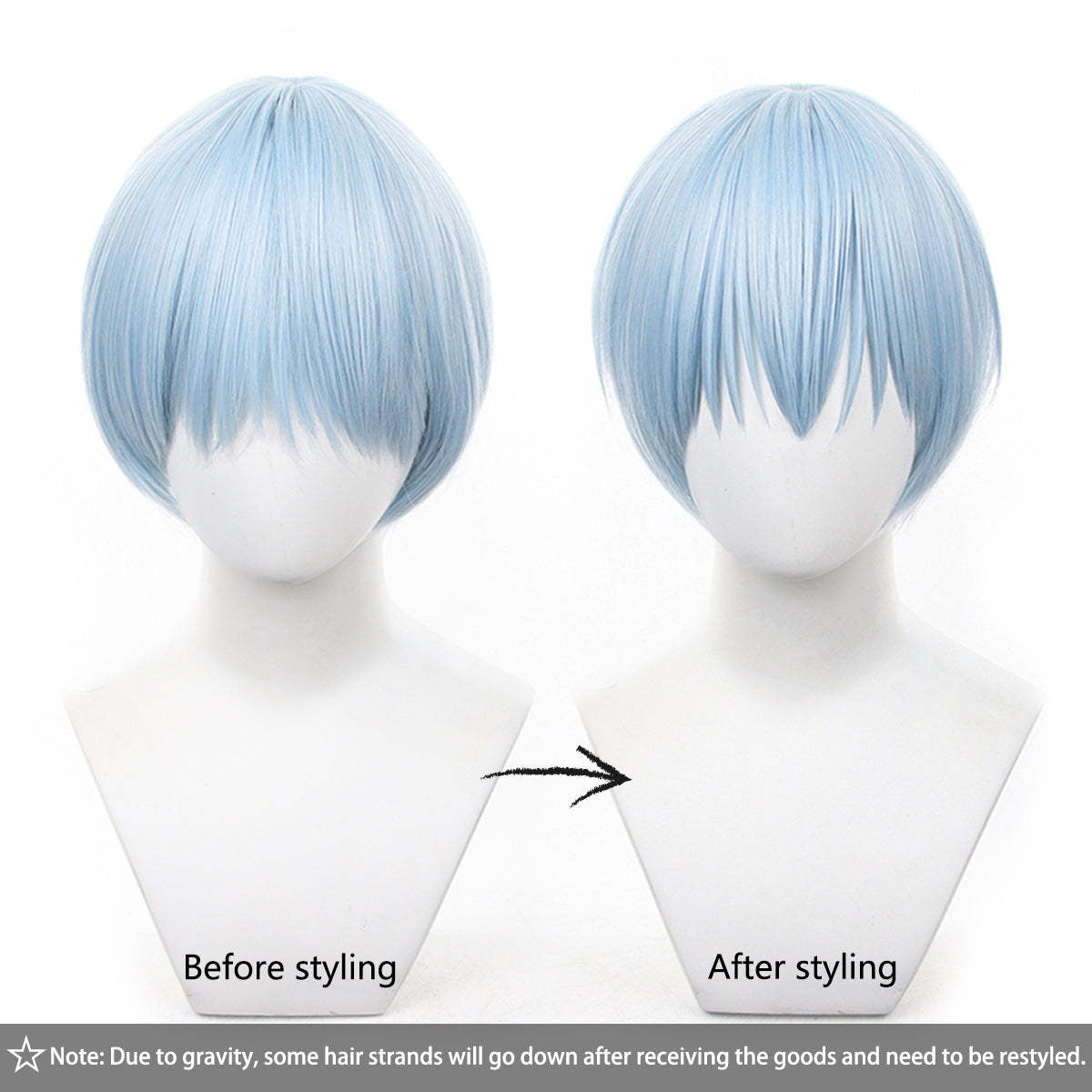 HOLOUN Frieren Beyond Journey's End Anime Himmel Cosplay Wig Rose Net Synthetic Fiber Adjustable Size Halloween Christmas Gift