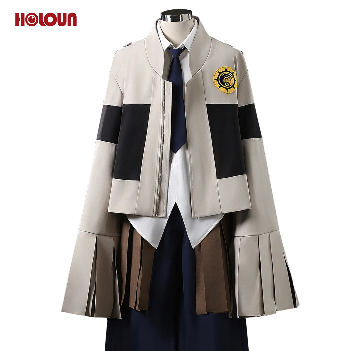 HOLOUN Gachiakuta Anime Tamsy Caines Cosplay Costume Convention Halloween Christmas Embroidery Jacket Shirt Pants Waist Bag