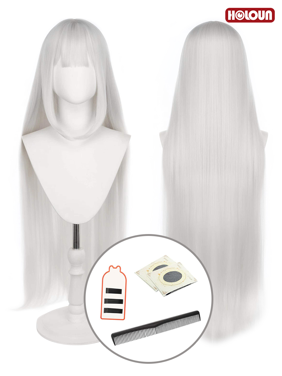 Pre-sale HOLOUN Emilia Cosplay Costume Wig Zero Anime Embroidery Clothes Skirt Convention Halloween Christmas Party