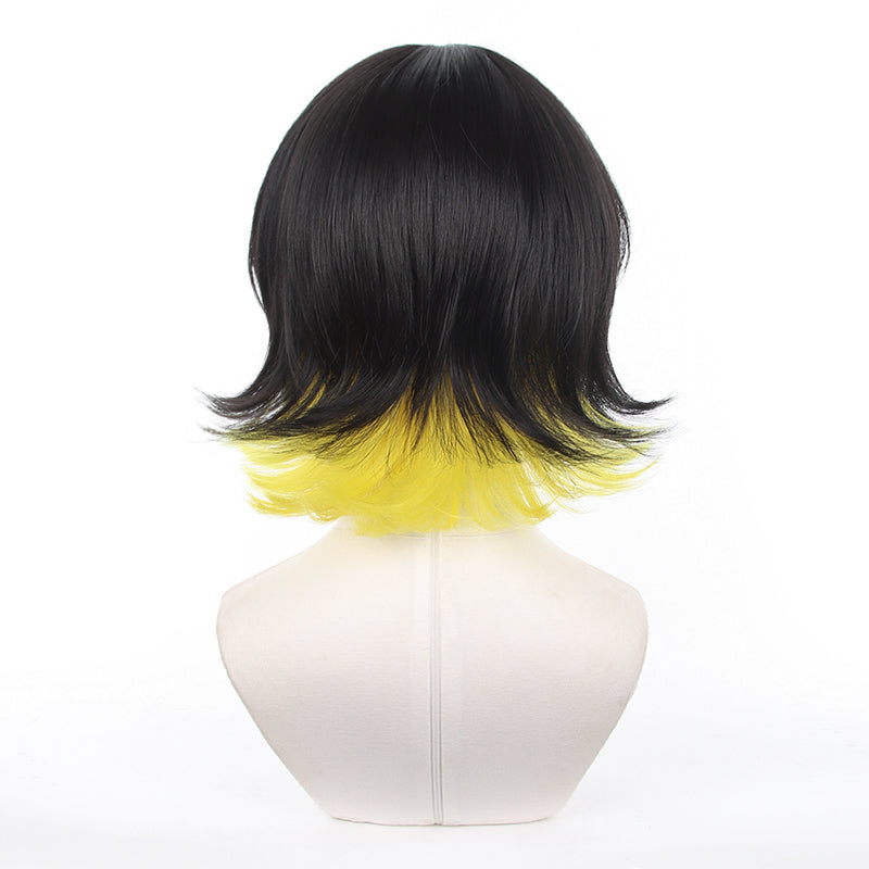 HOLOUN Anime Bachira Cosplay Costume Wig Angels and Demons Evil Horn Tail Shirts Shorts Rose Net