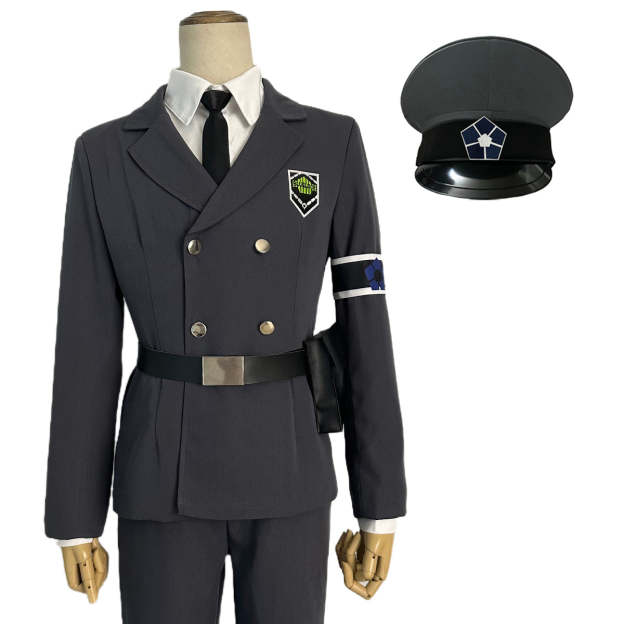 HOLOUN Anime Exhibition Guards Series Nagi Cosplay Costume Hat Belt Wig Rose Net Synthetic Fiber Halloween Christmas Gift