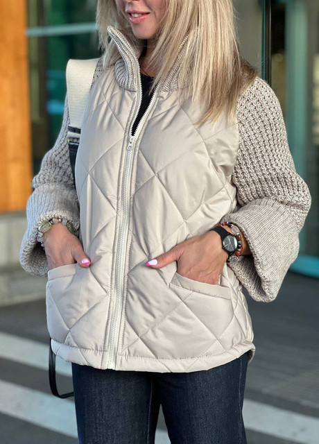 Chic Quilted Layered Jacket