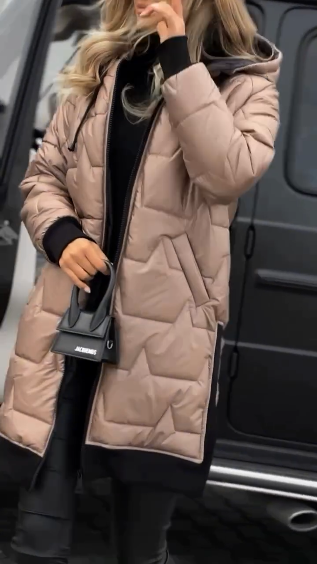 Chic Longline Puffer Jacket