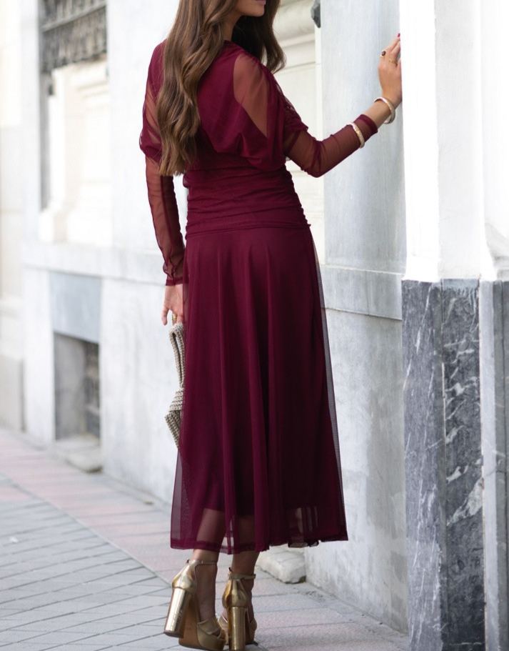 Grazia Navy Dress