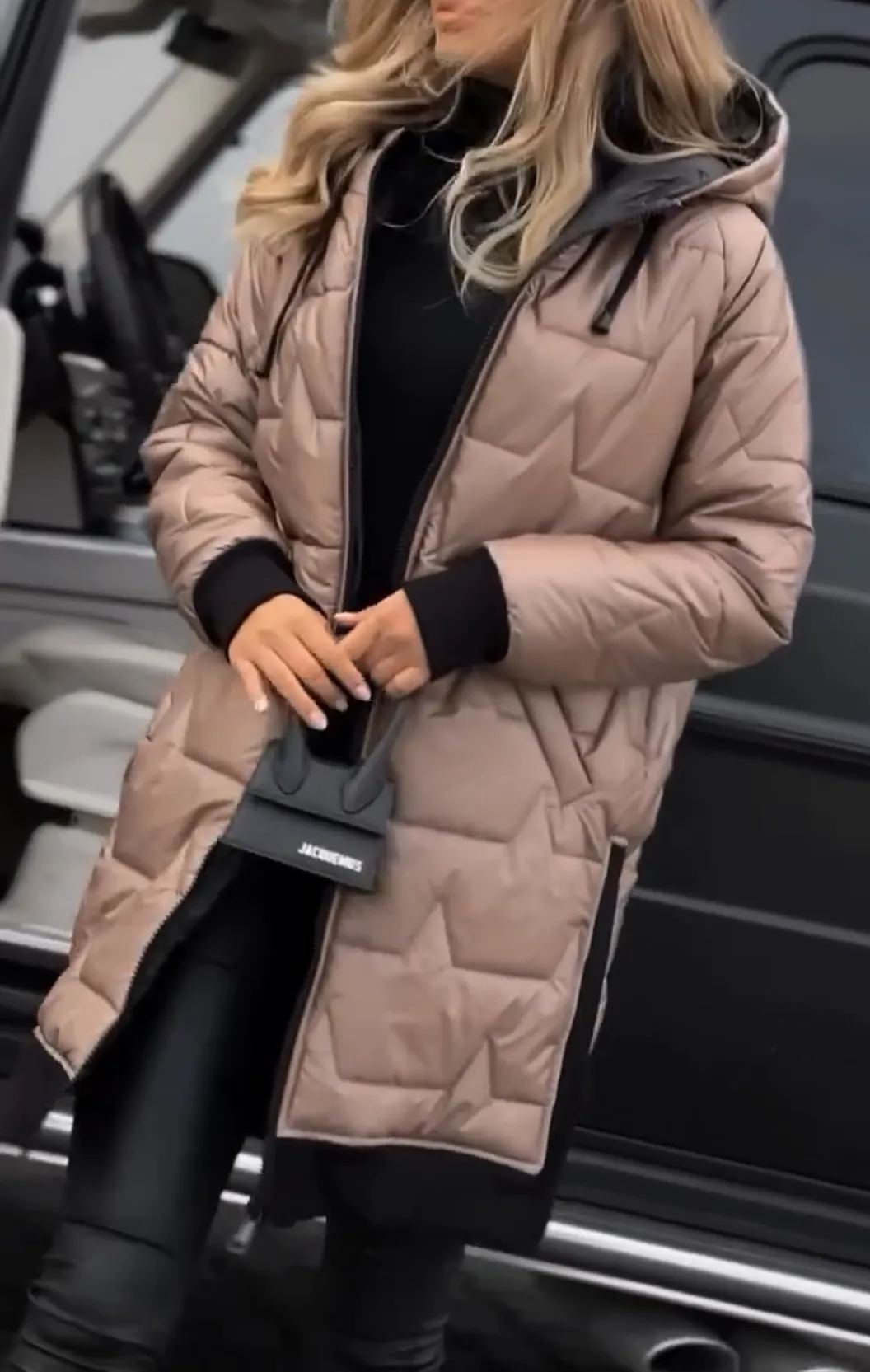 Chic Longline Puffer Jacket