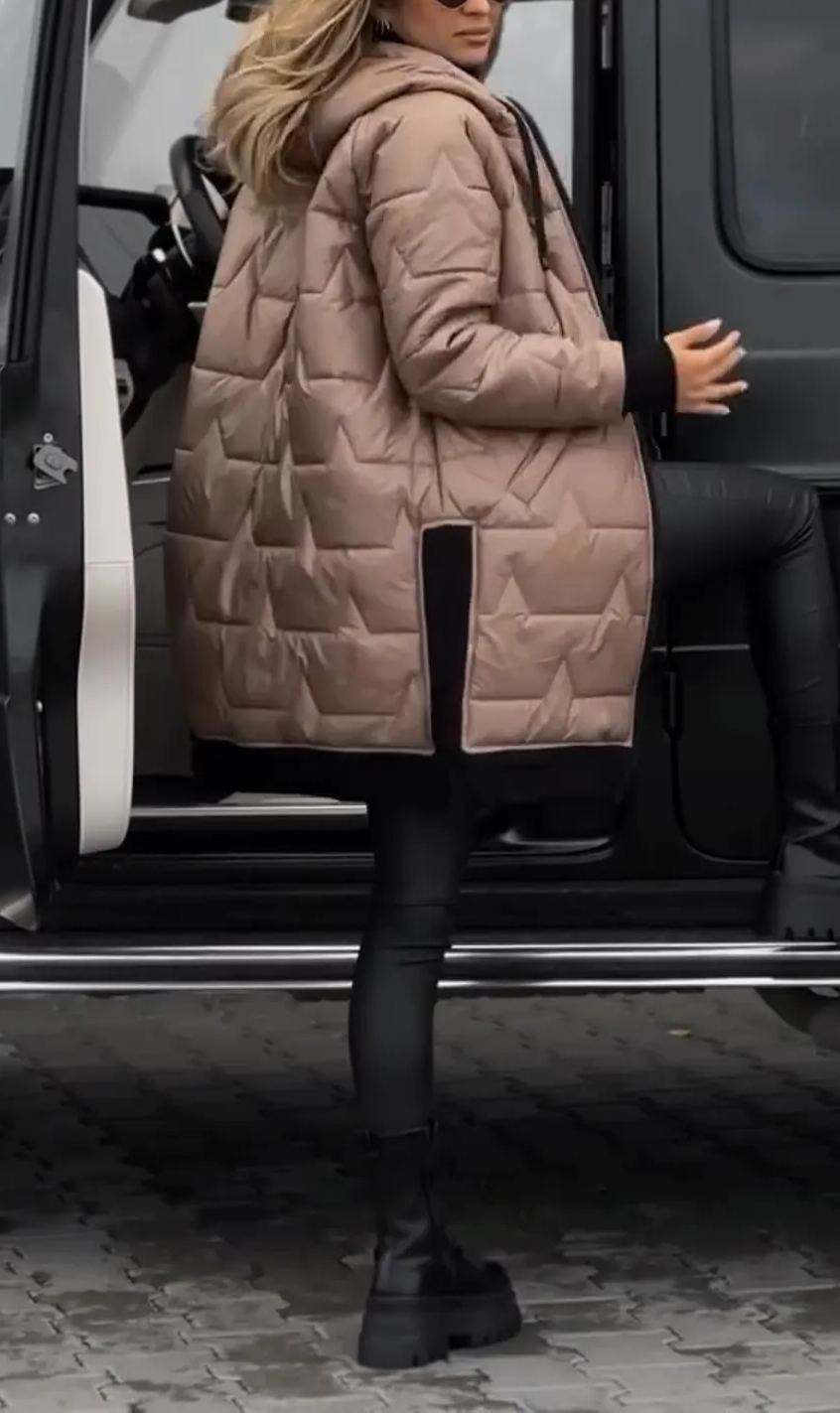 Chic Longline Puffer Jacket