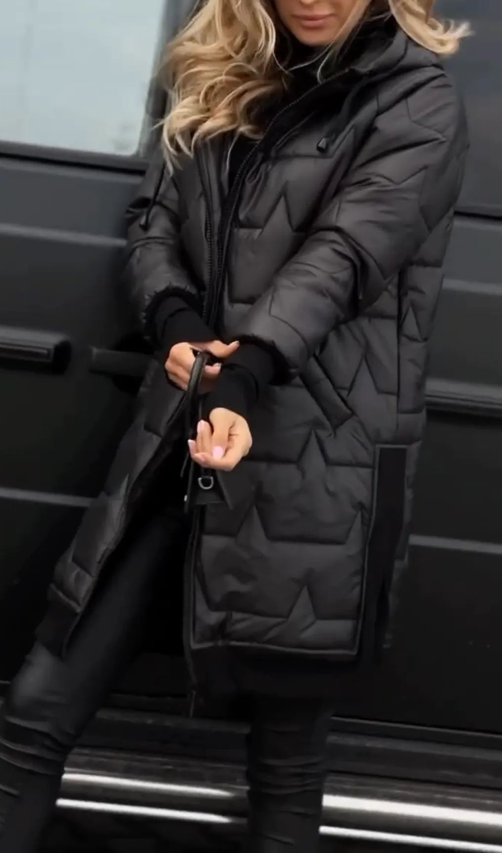 Chic Longline Puffer Jacket