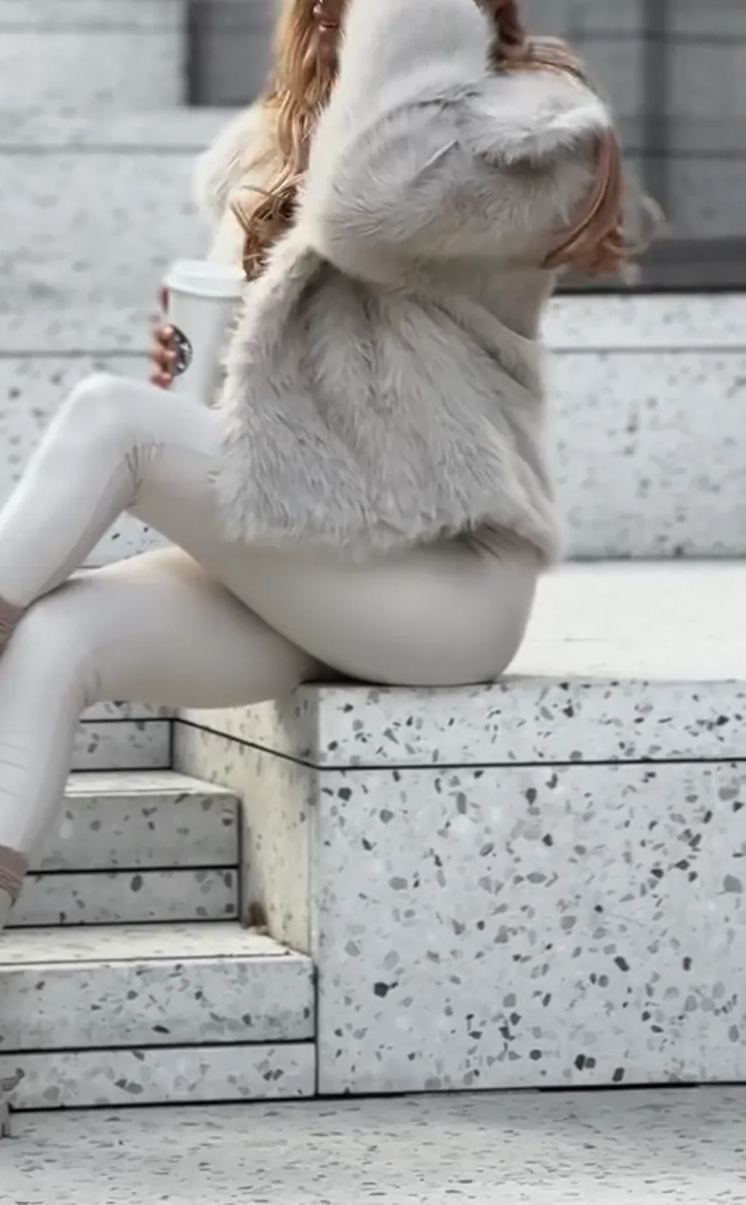 Chic Faux Fur Wrap Coat