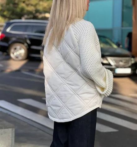 Chic Quilted Layered Jacket