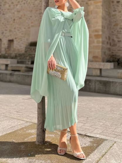 vestido olvido verde pastel