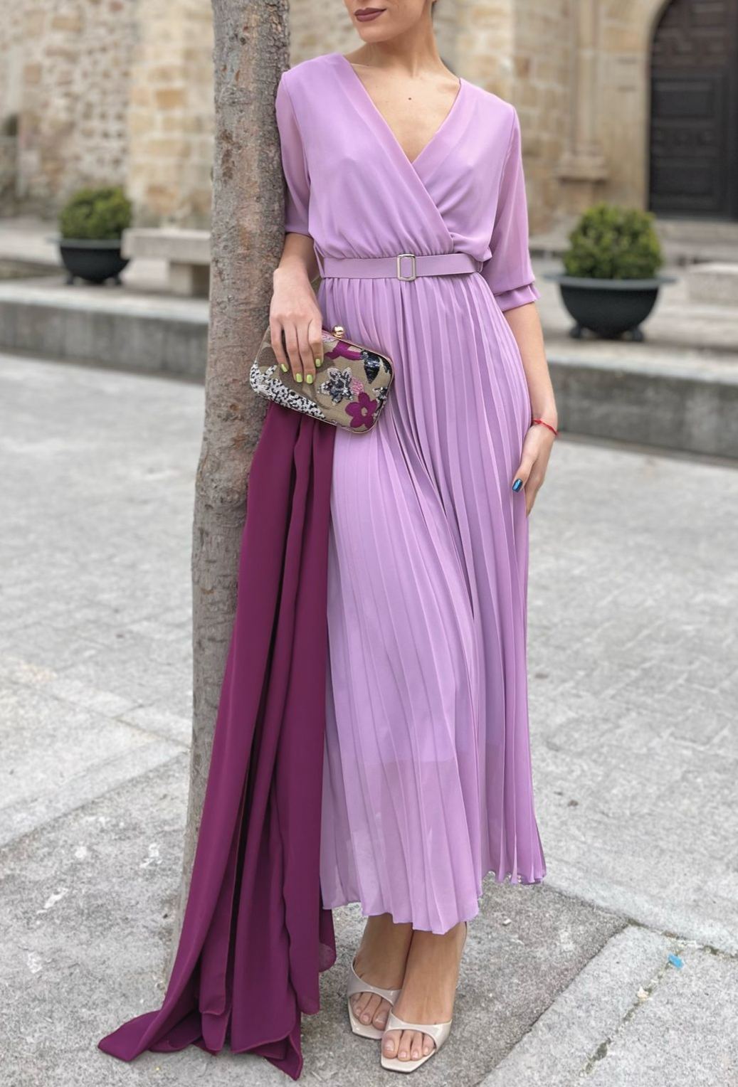 vestido olvido lavanda