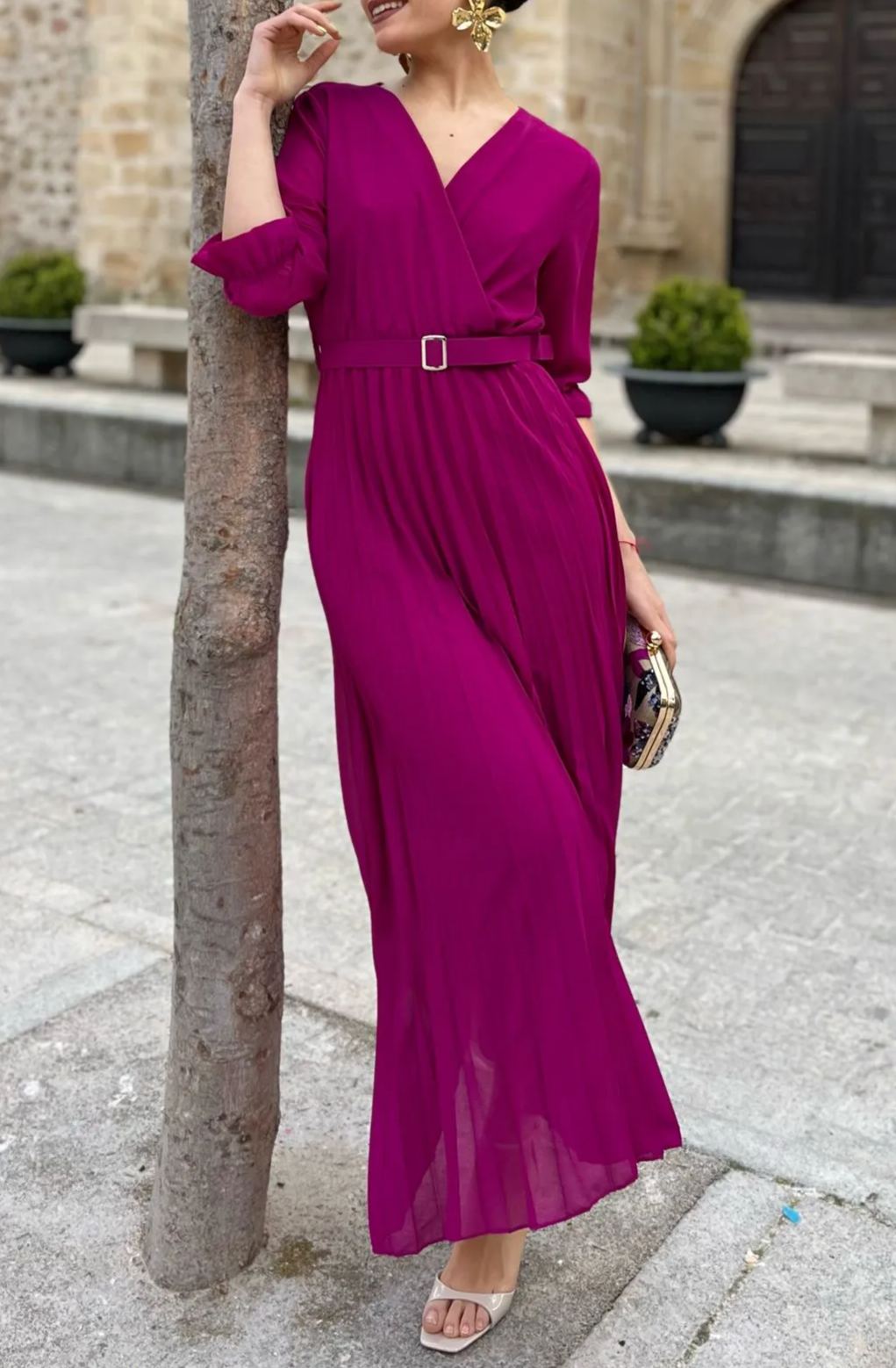 vestido olvido buganvilla