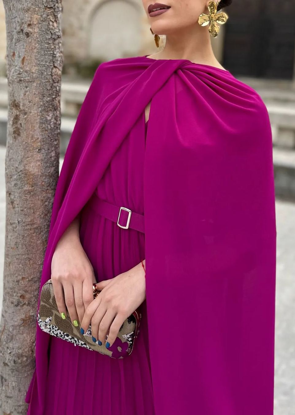 vestido olvido buganvilla