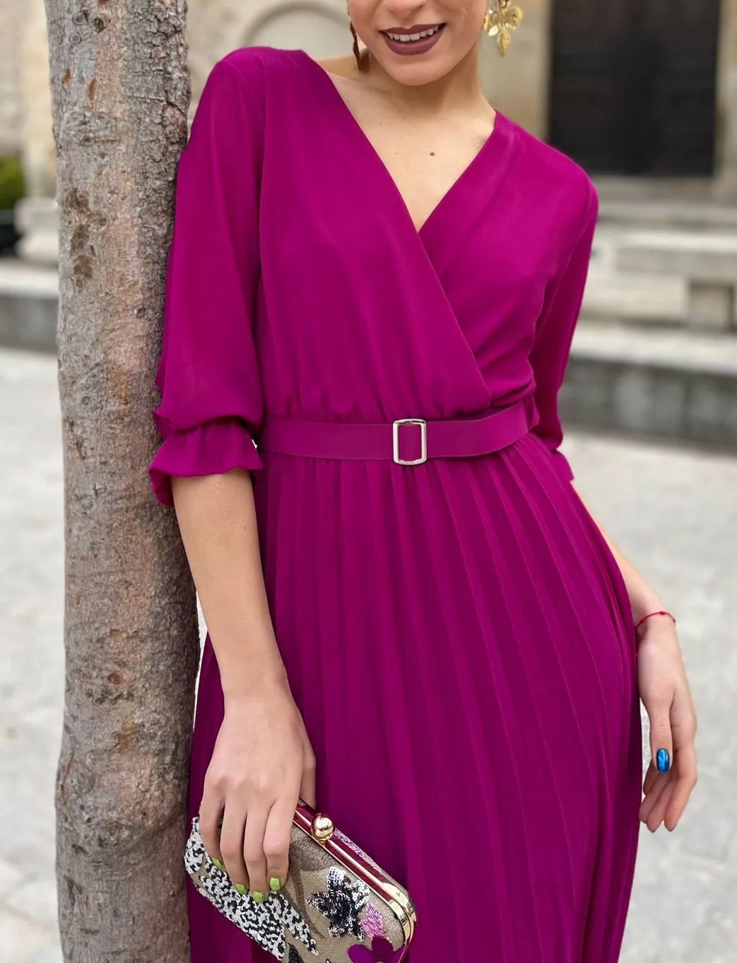 vestido olvido buganvilla