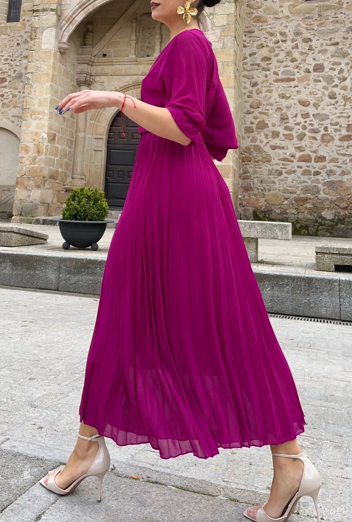 vestido olvido buganvilla