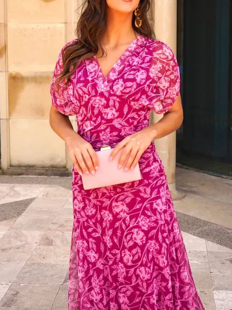 Romantic floral dress