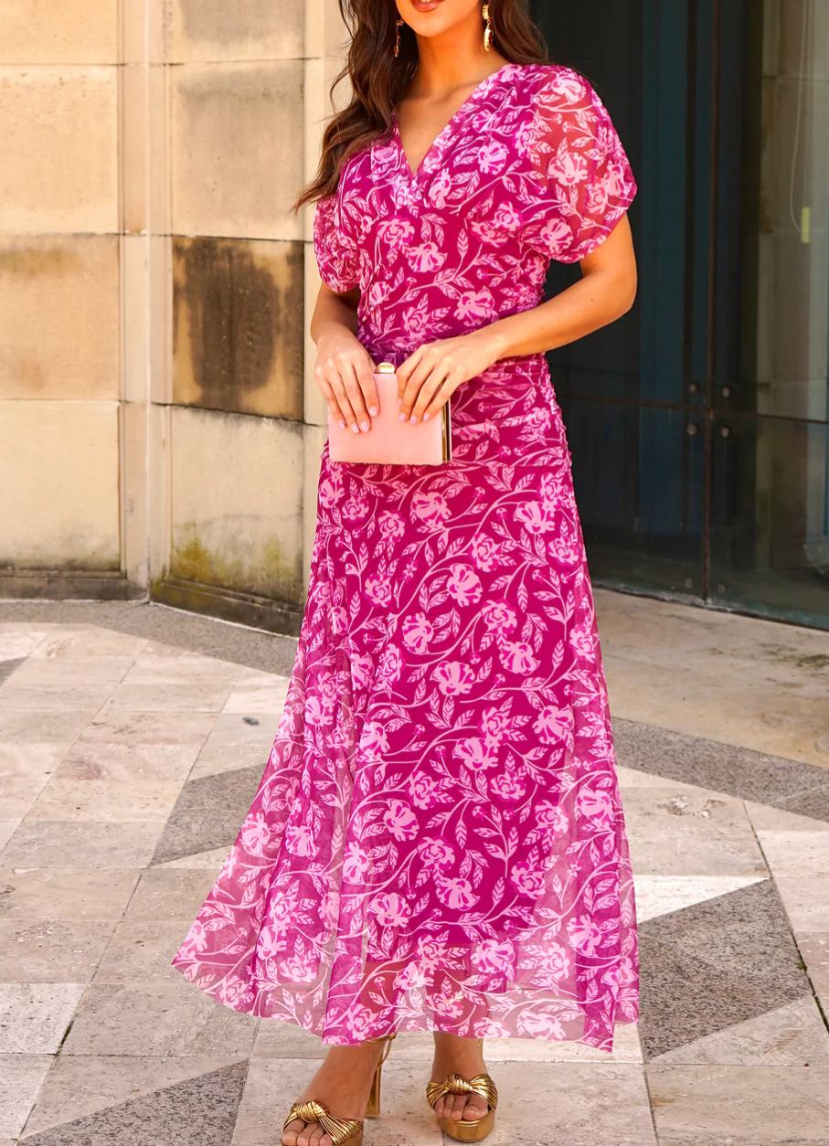 Romantic floral dress