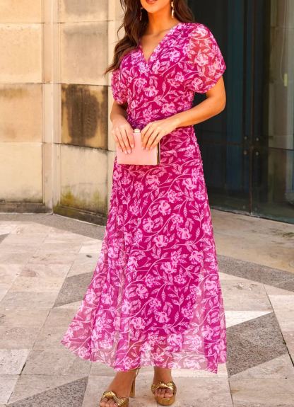 Romantic floral dress