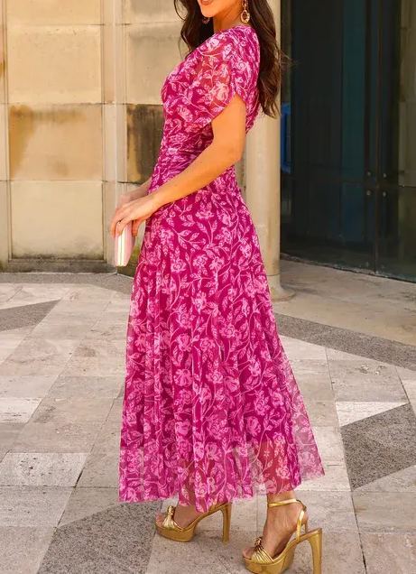 Romantic floral dress