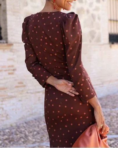 Brida Polka Dot Dress