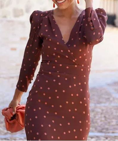 Brida Polka Dot Dress