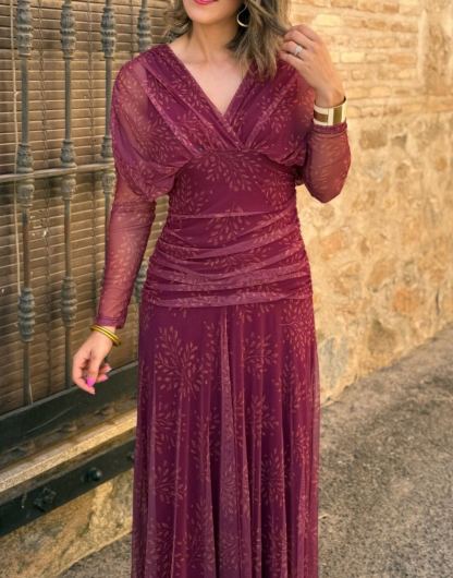 Printed tulle dress | Cloe