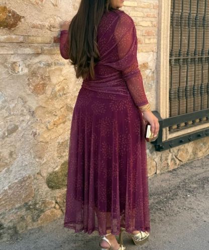 Printed tulle dress | Cloe