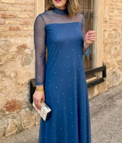 Printed tulle dress | Noa