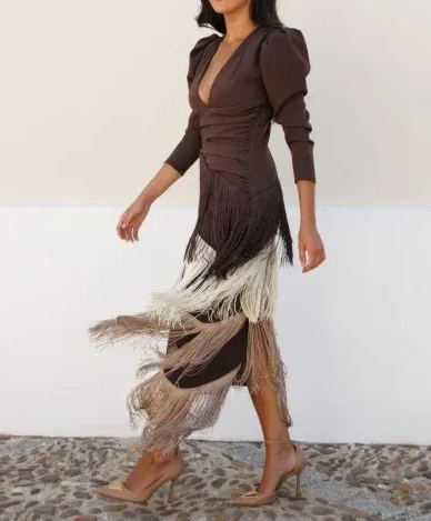 Manuela Fringe Dress