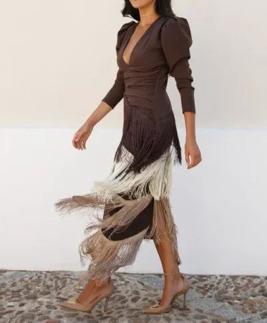 Manuela Fringe Dress