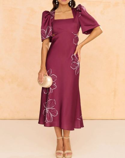 Floral Print Pipa Dress