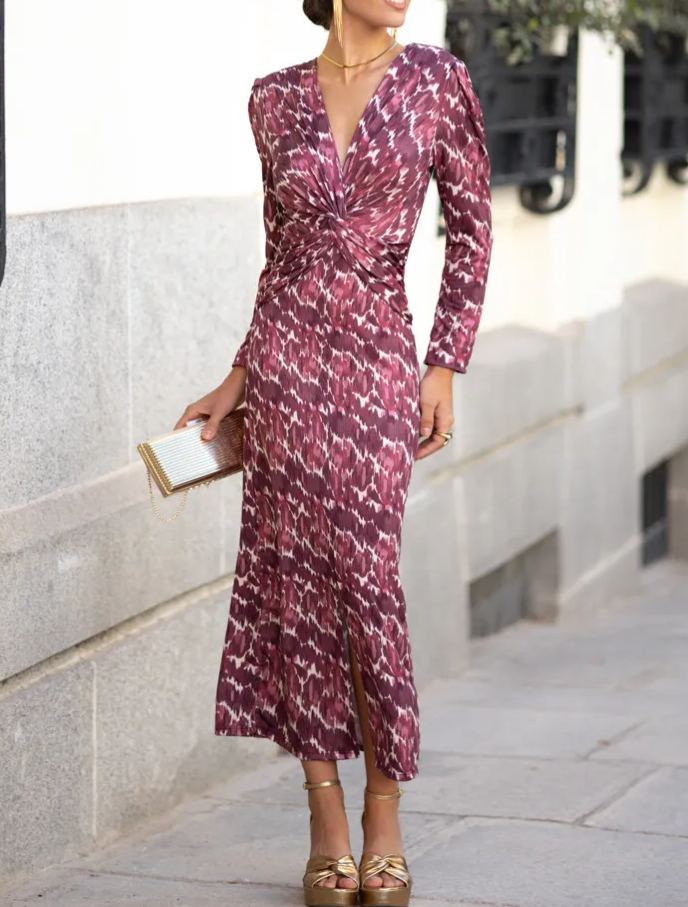 Dolven Bougainvillea Dress