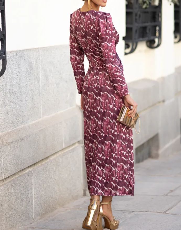 Dolven Bougainvillea Dress