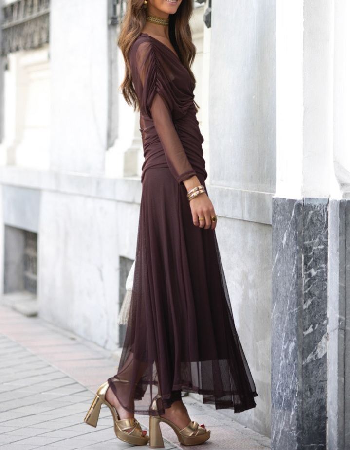 Grazia Navy Dress