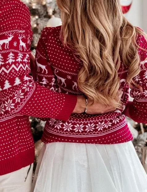 Christmas Reindeer Jacquard Sweater