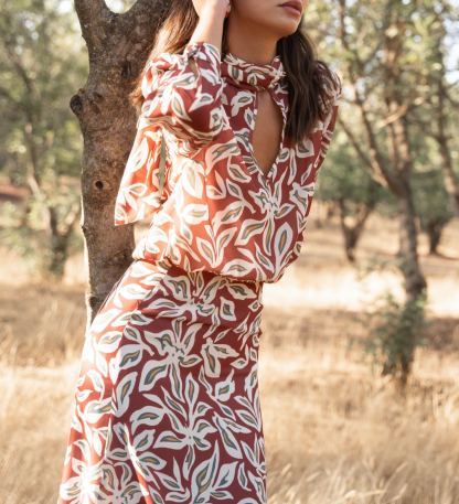 Nuits Chiffon Dress