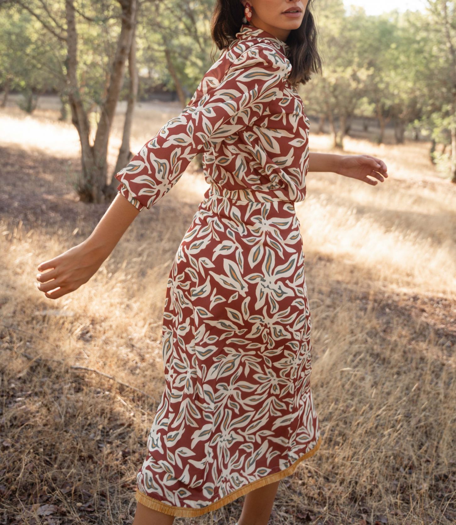 Nuits Chiffon Dress