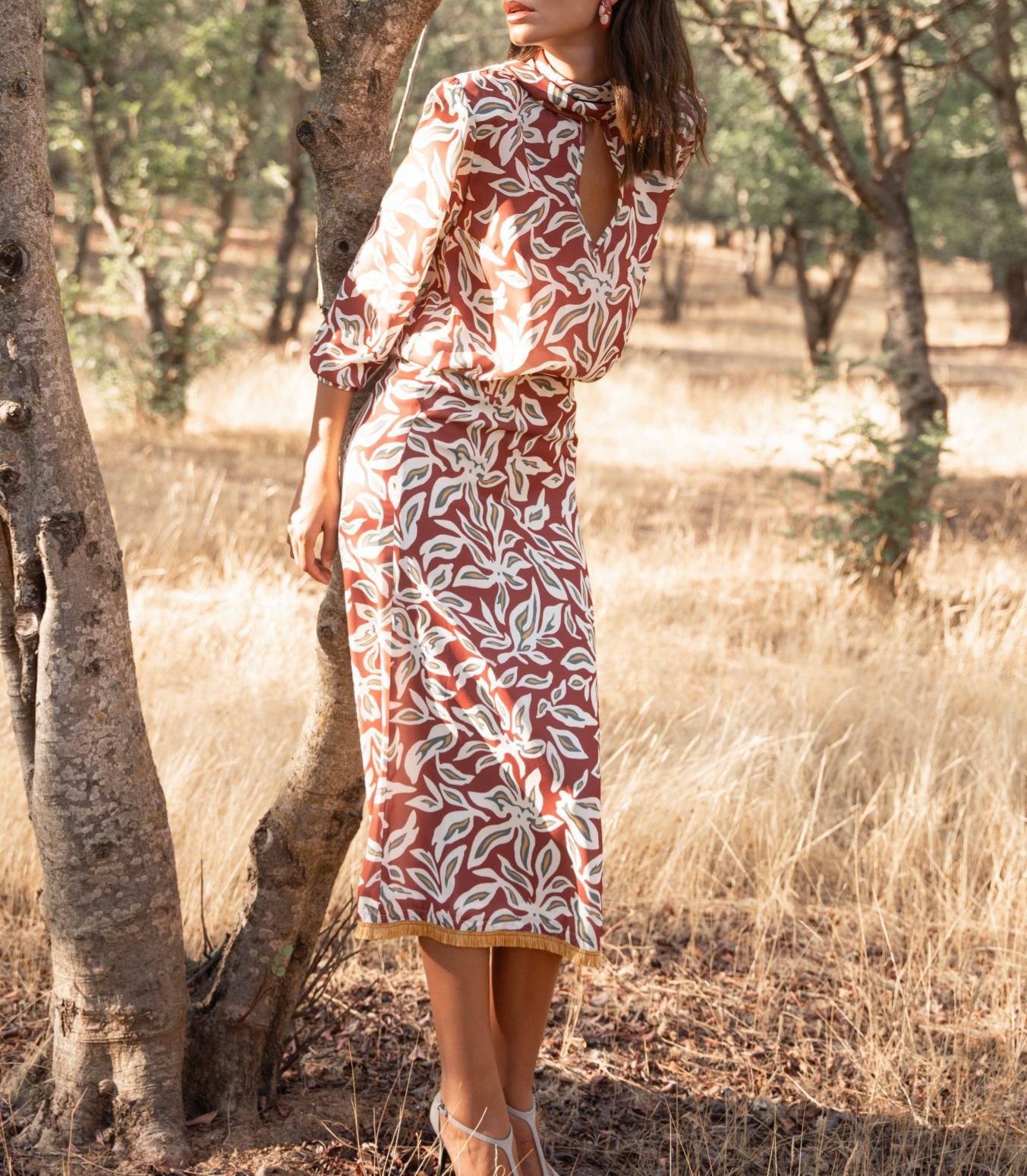 Nuits Chiffon Dress