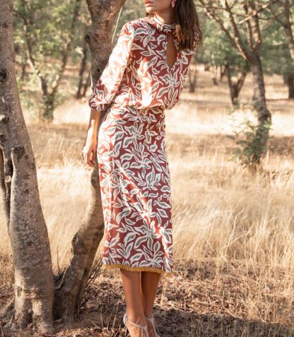 Nuits Chiffon Dress