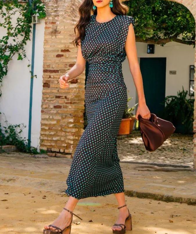 Silvana Polka Dot Dress