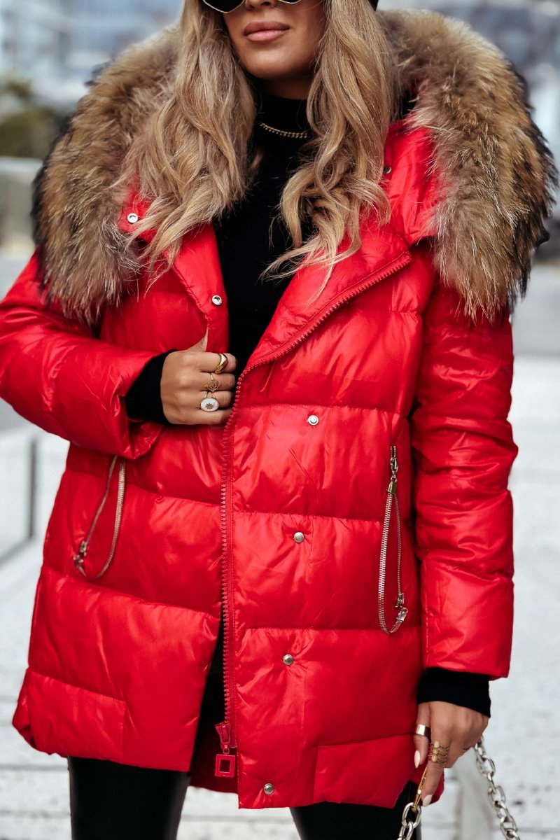 Radiant Ruby Padded Jacket