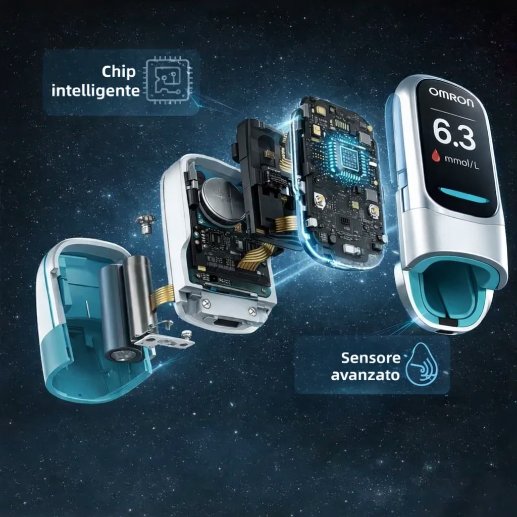 🔥 Basta aghi e dolore! | Omron™ glukometro non invasivo – controllo facile e preciso della glicemia, ovunque tu sia 🔥