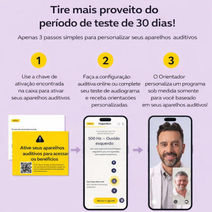 Aparelho auditivo de venda livre Siemens × Jabra Enhance Select 700 de nível clínico, compatível com Bluetooth para iOS/Android.