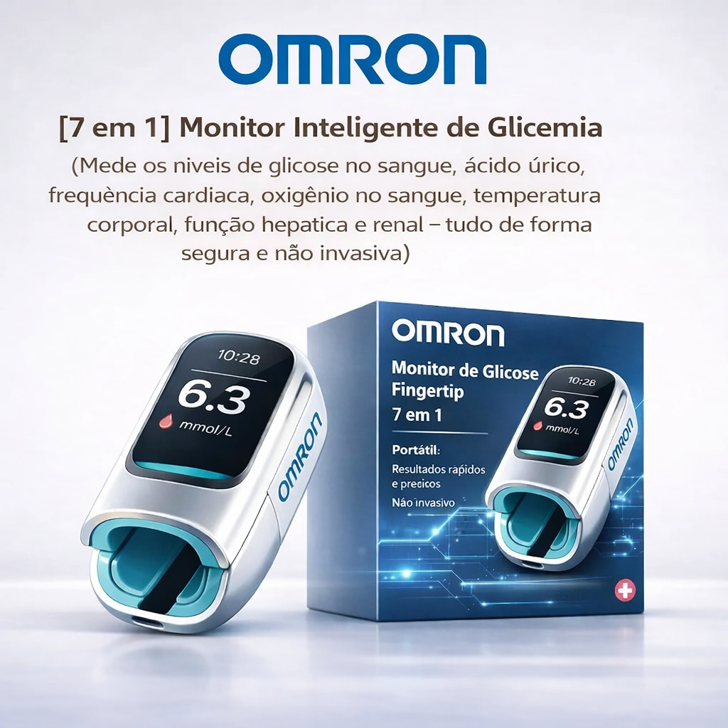 🔥 Basta aghi e dolore! | Omron™ glukometro non invasivo – controllo facile e preciso della glicemia, ovunque tu sia 🔥