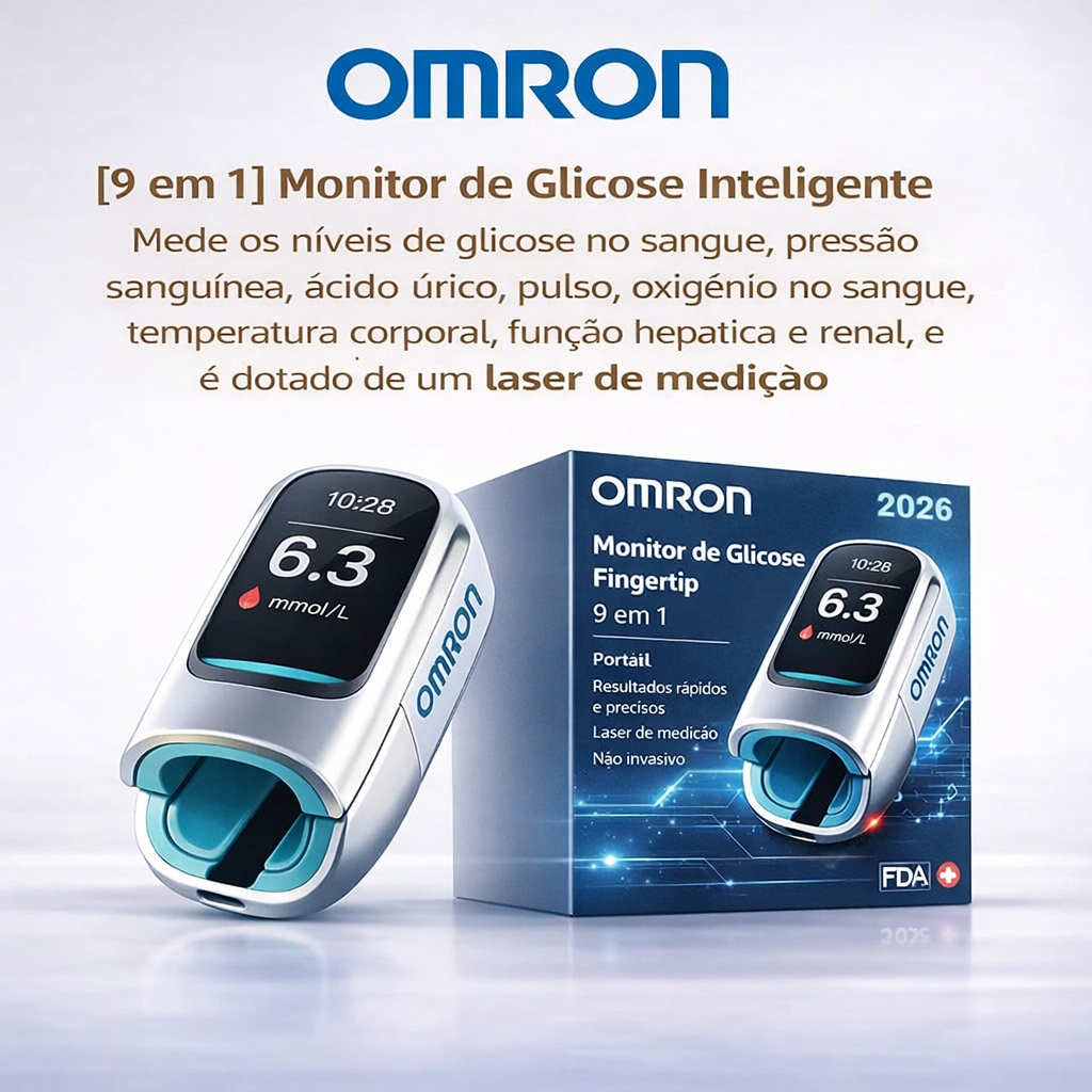 🔥 Basta aghi e dolore! | Omron™ glukometro non invasivo – controllo facile e preciso della glicemia, ovunque tu sia 🔥