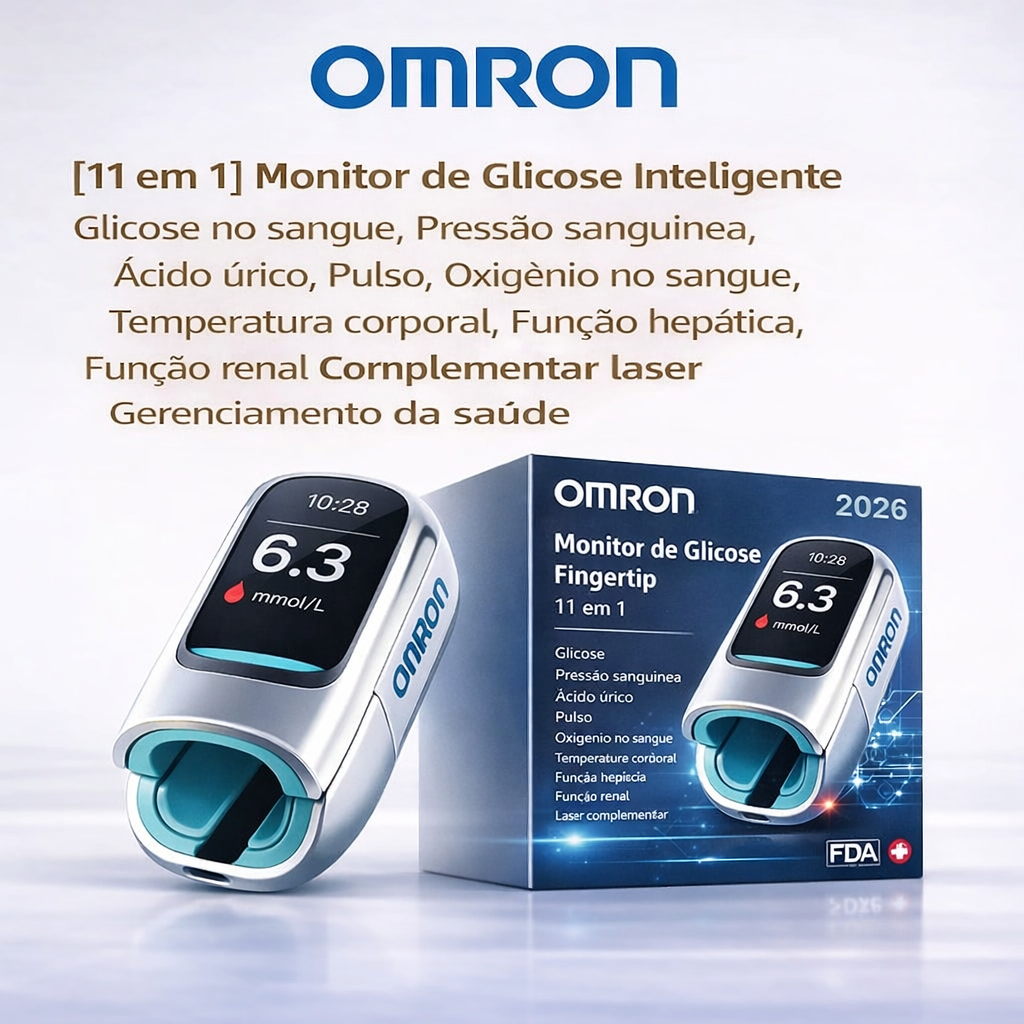 🔥 Basta aghi e dolore! | Omron™ glukometro non invasivo – controllo facile e preciso della glicemia, ovunque tu sia 🔥