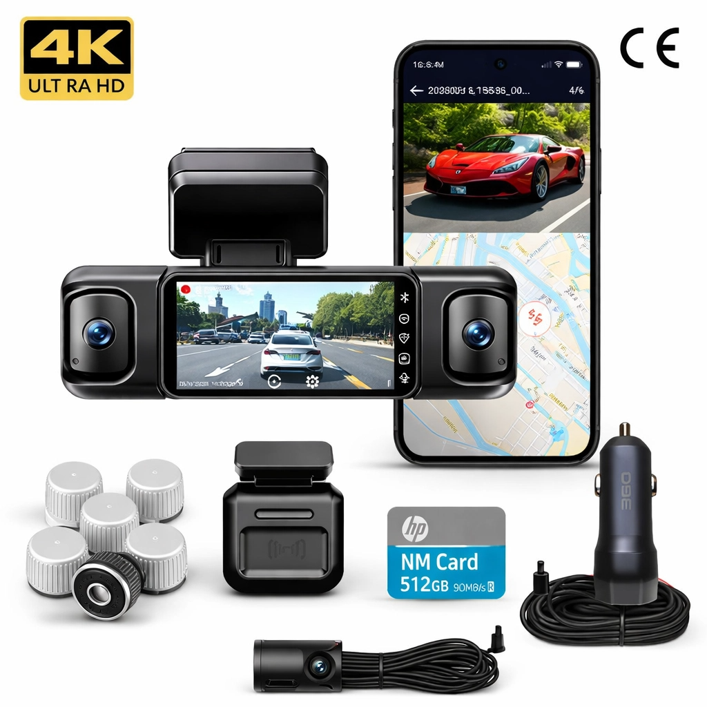 A câmara inteligente para veículos Garmin G980 possui inteligência artificial e controlo por voz, além de estar equipada com quatro câmaras que suportam gravação panorâmica de 360°, visão noturna em ultra-alta definição 4K e seguimento de localização por 