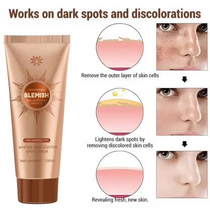 Whitening peel-off mask for sensitive skin