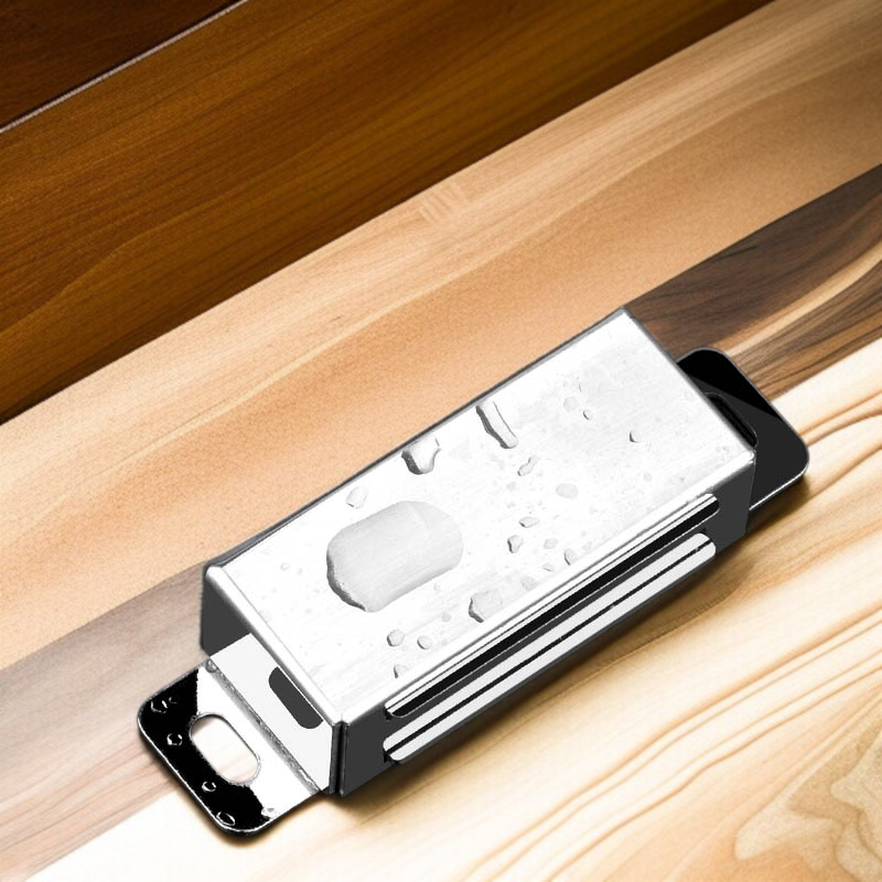 Powerful magnet door stopper in modern interior