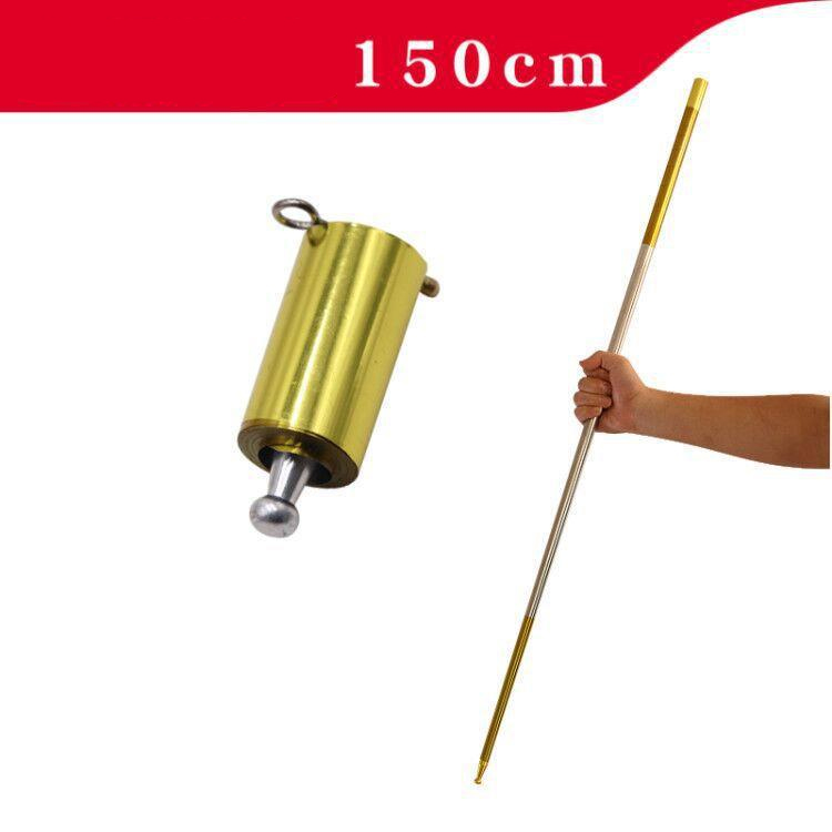 Telescopic deformation metal rod